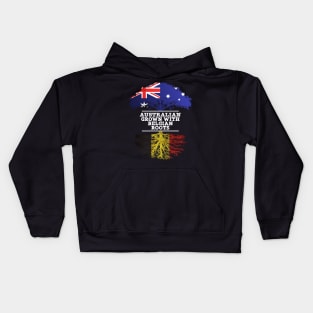 Australian Grown With Belgian Roots - Gift for Belgian With Roots From Belgium Kids Hoodie